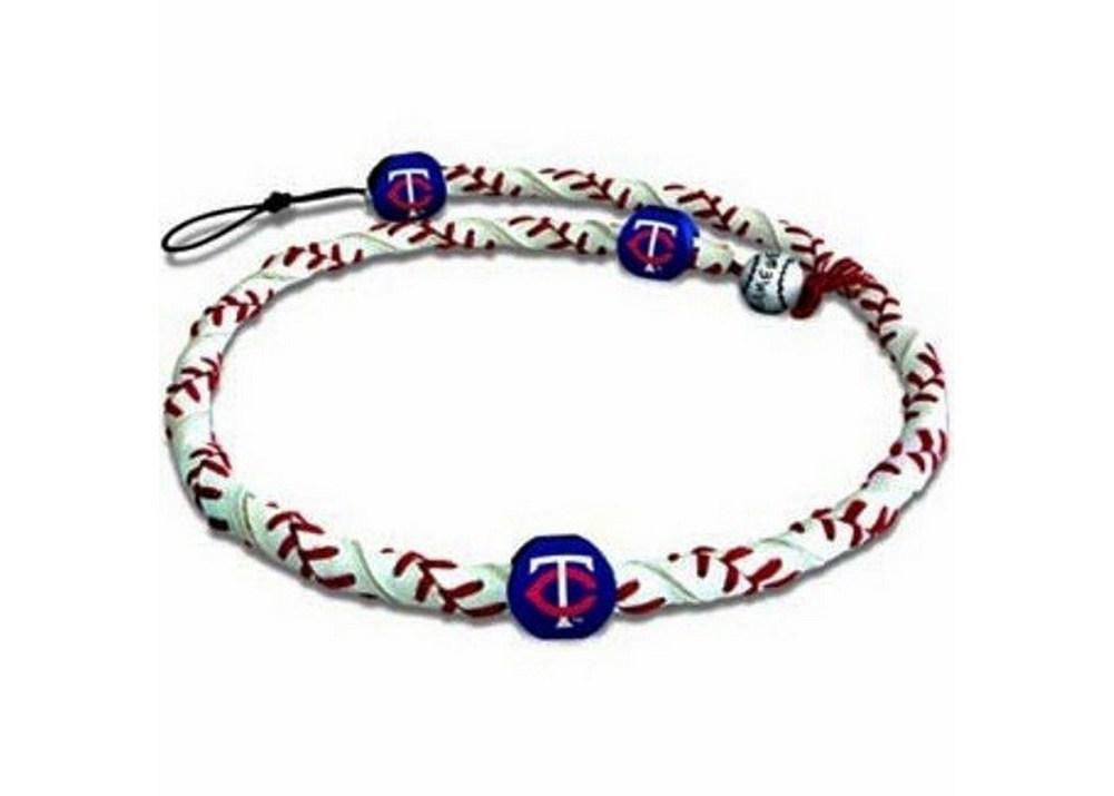 Classic Frozen Rope Baseball Bracelet - Minnesota Twins