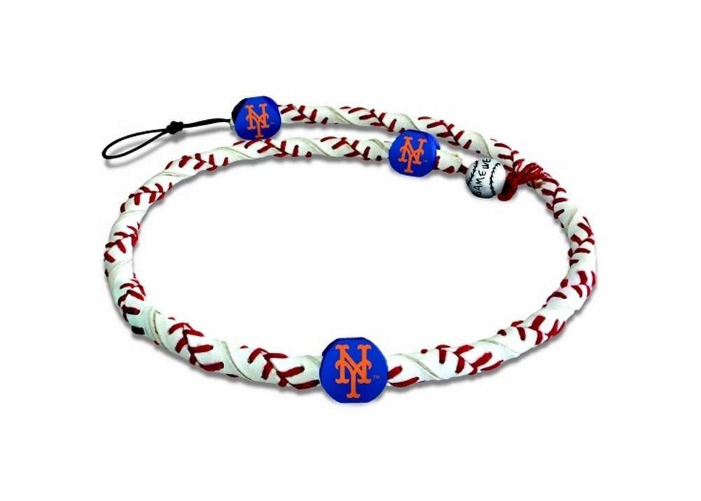 Classic Frozen Rope Baseball Bracelet - New York Mets