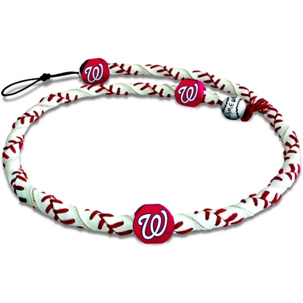 MLB Washington Nationals Classic Frozen Rope Baseball Bracelet