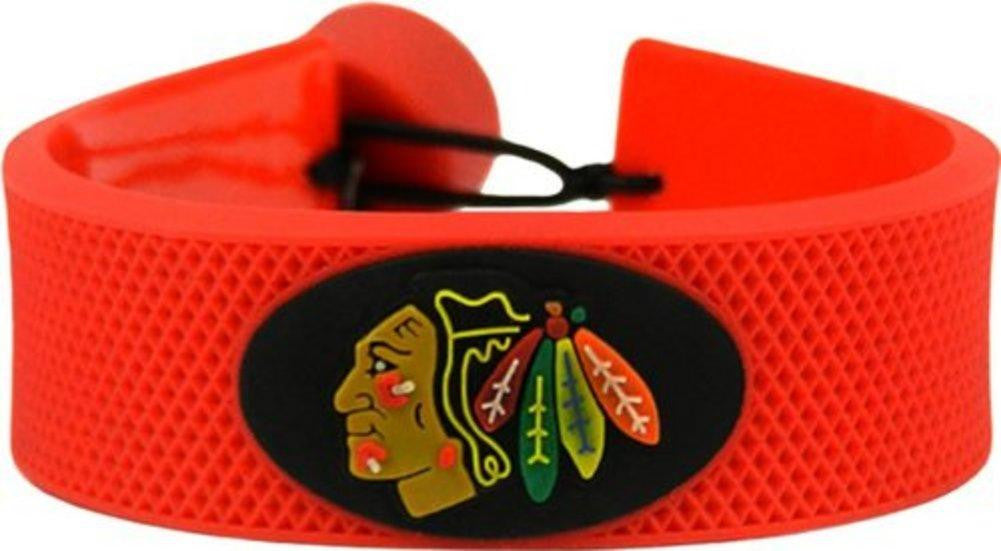 NHL Chicago Blackhawks Team Color Hockey Bracelet