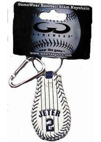 Game Wear Jeter Pinstripe Keychain