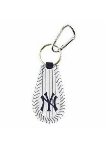 MLB New York Yankees Pinstripe Baseball Keychain