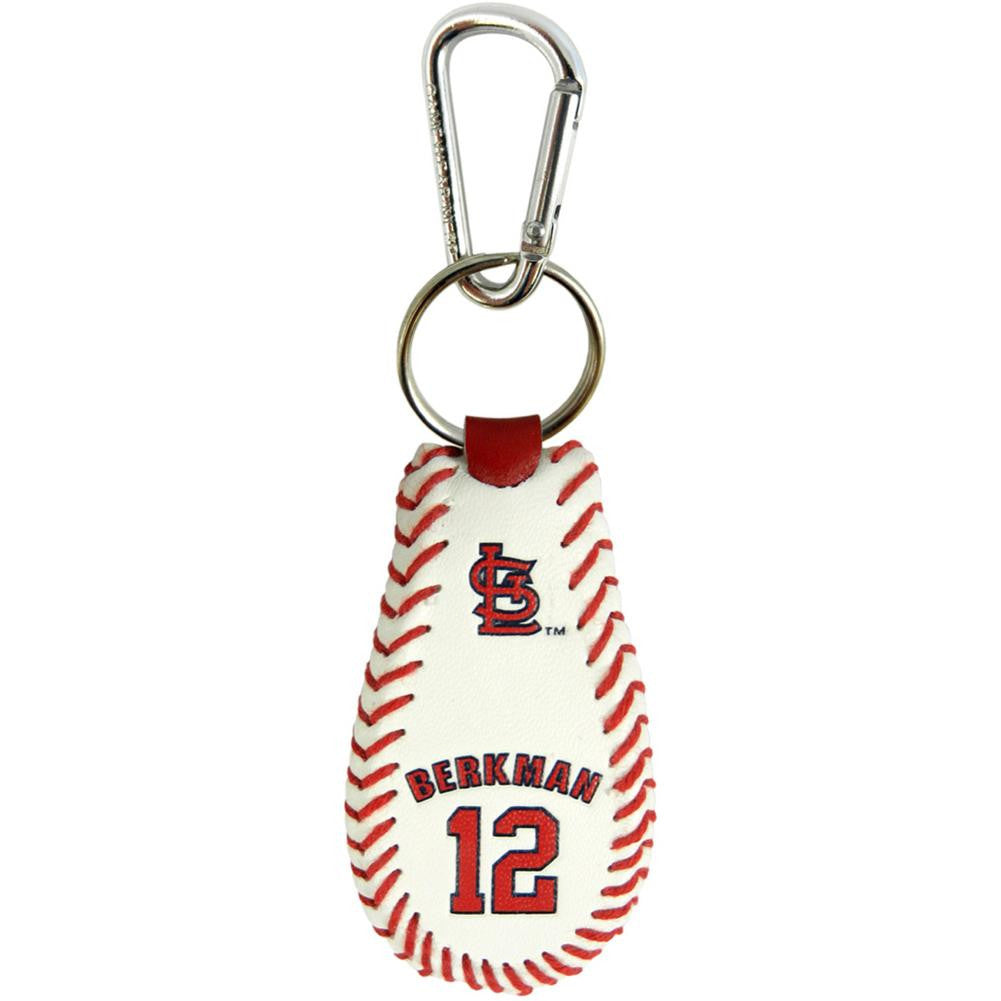 Gamewear Leather Keychain - St. Louis Cardinals Lance Berkman
