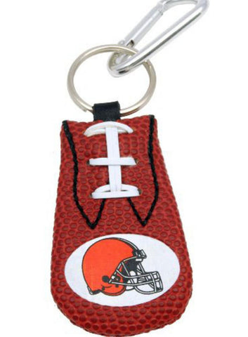 Cleveland Browns Leather NFL Football Classic Keychain