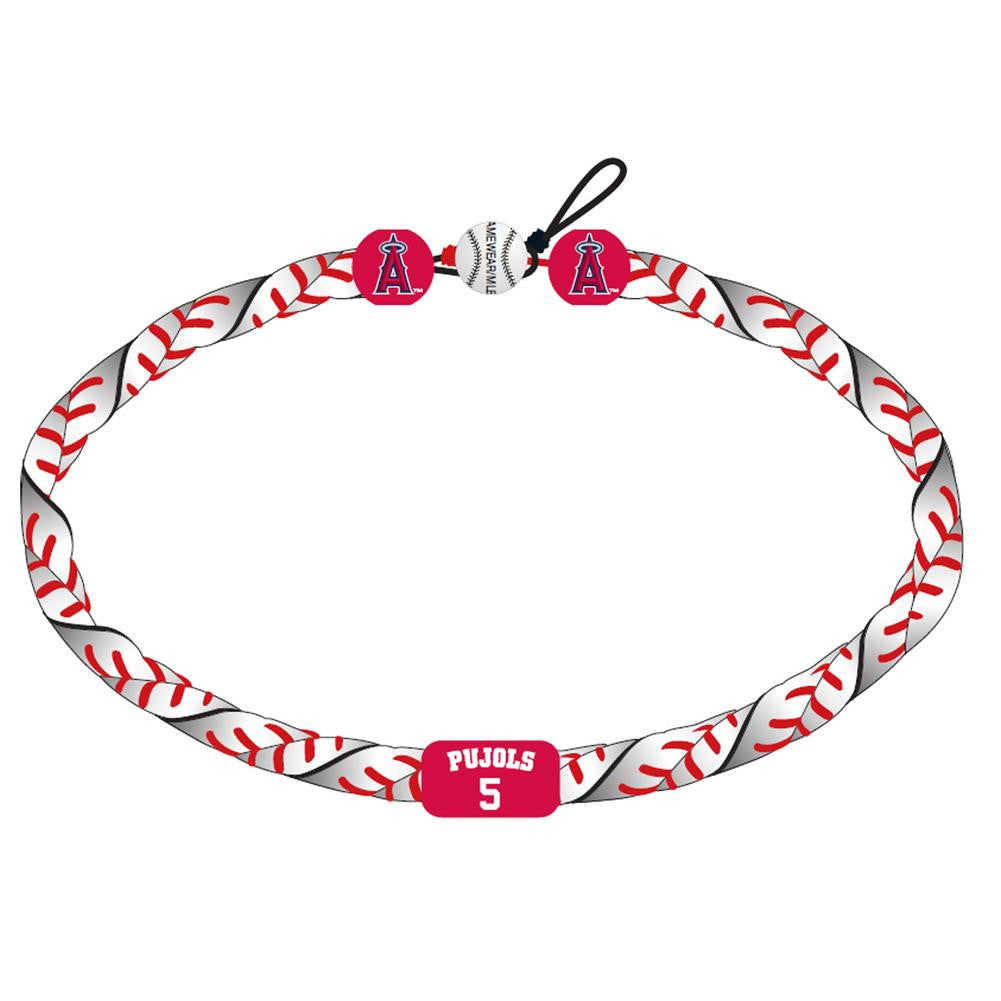 Los Angeles Angels of Anaheim Game Wear Frozen Rope Necklace
