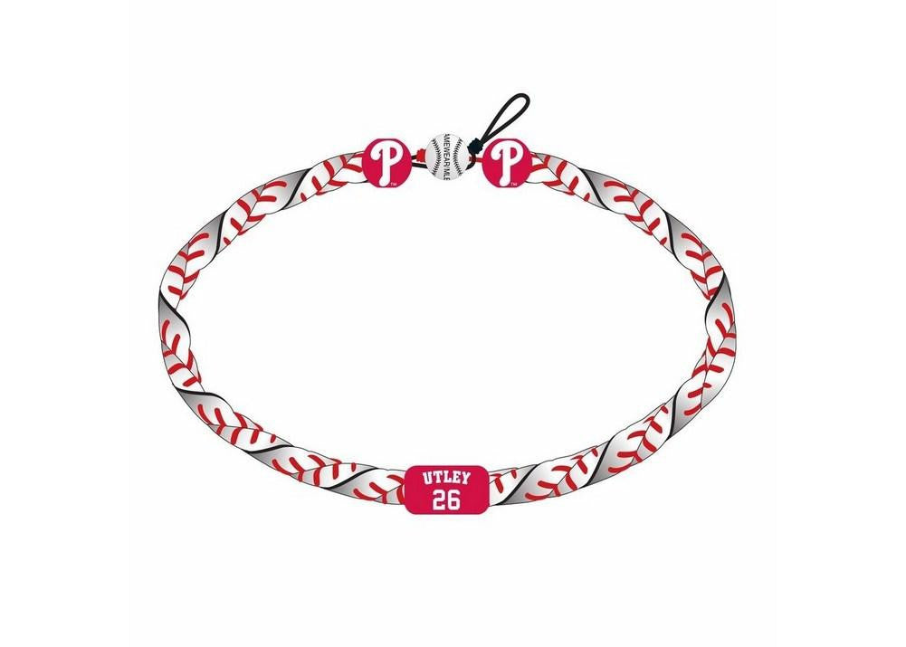 Gamewear Classic Jersey Frozen Rope Baseball Necklace - Philadelphia Phillies Chase Utley