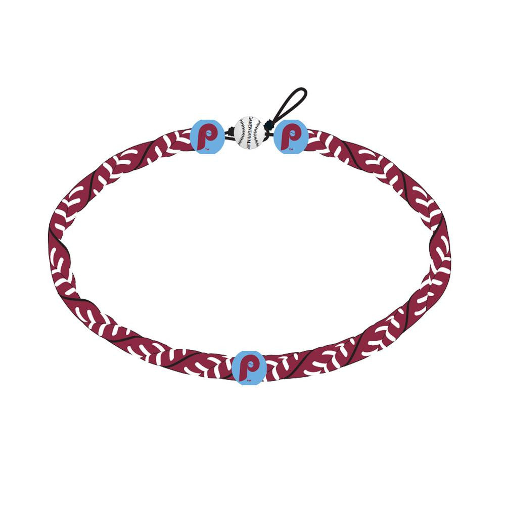 Game Wear Phillies Retro P Logo Tc Rope Nacklace