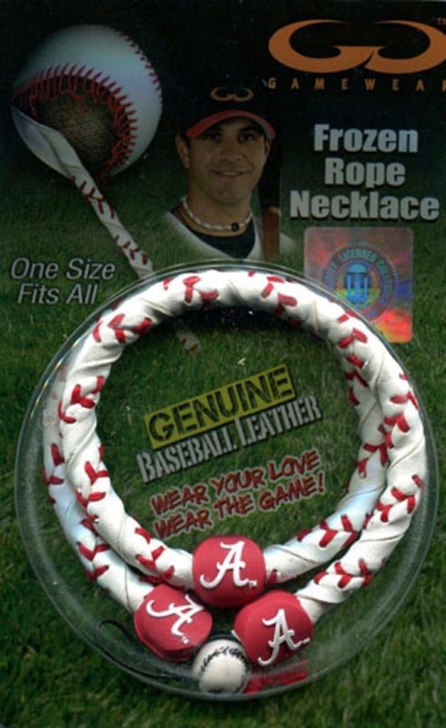 NCAA Classic Frozen Rope Baseball Necklace