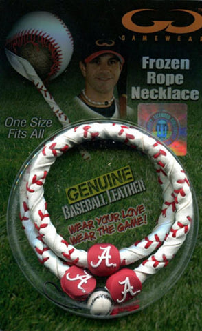 NCAA Classic Frozen Rope Baseball Necklace
