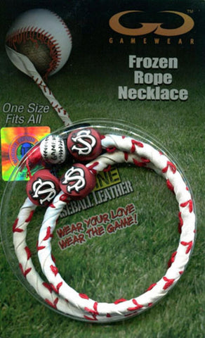 NCAA Classic Frozen Rope Baseball Necklace