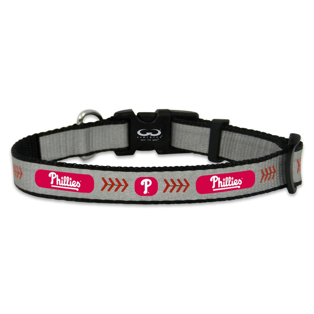 Small- Gamewear Reflective Pet Collar- Philadelphia Phillies