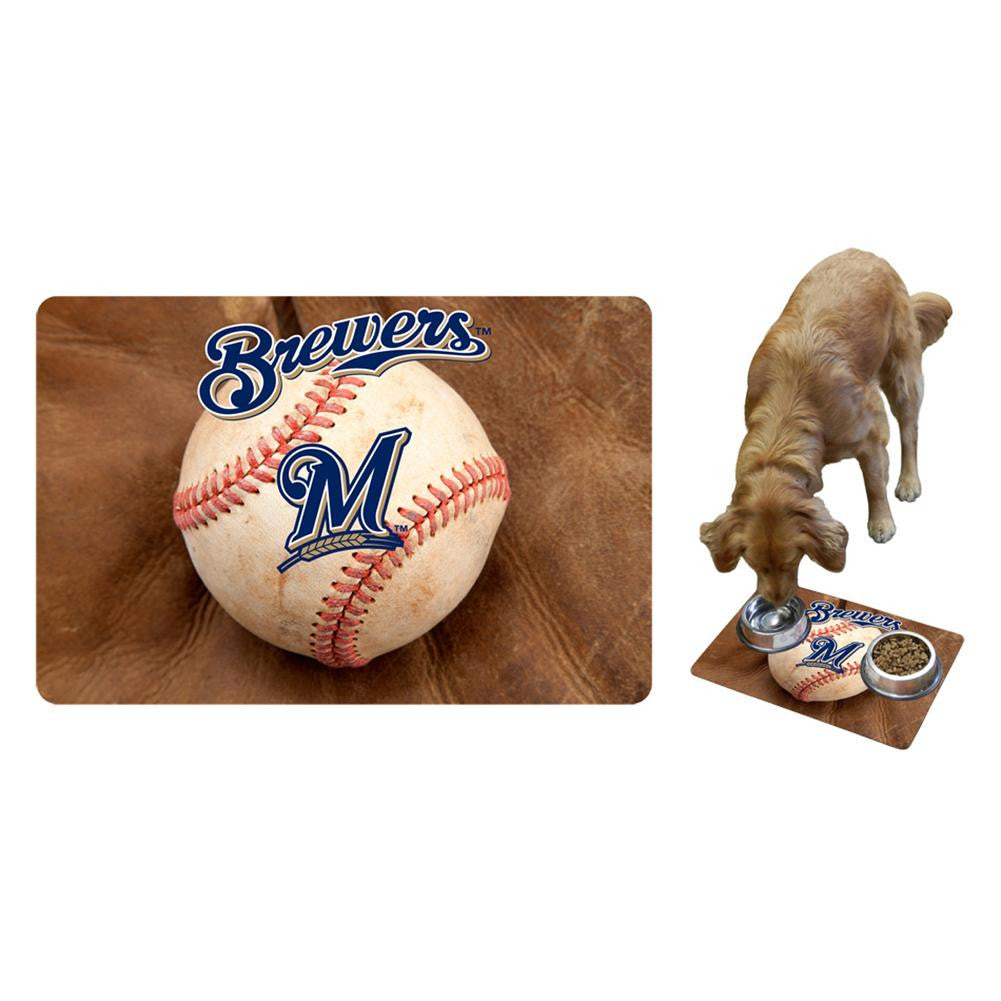 Gamewear Large Pet Mat MLB Milwauke Brewers