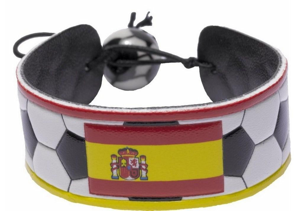 Spain Flag Classic Soccer Bracelet