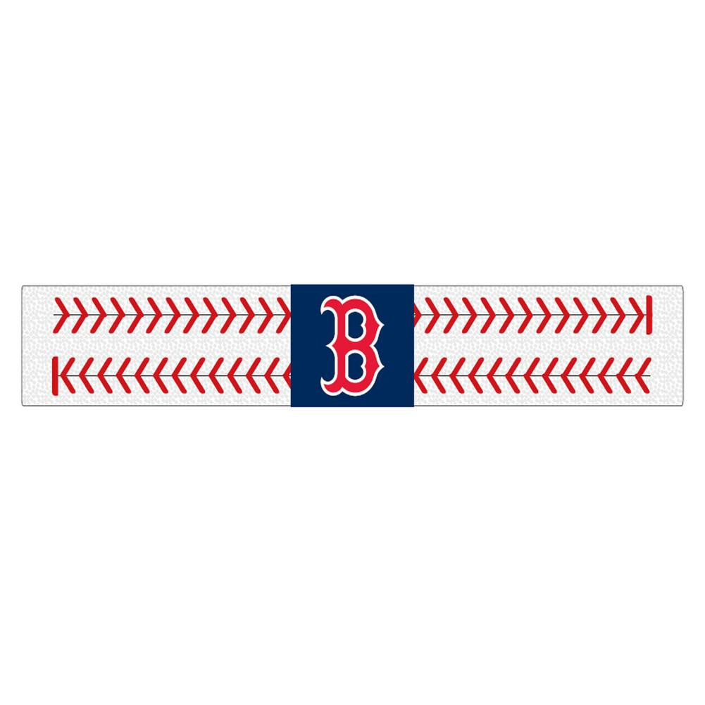 Gamewear 2 Seamer Leather Wristband - Boston Red Sox