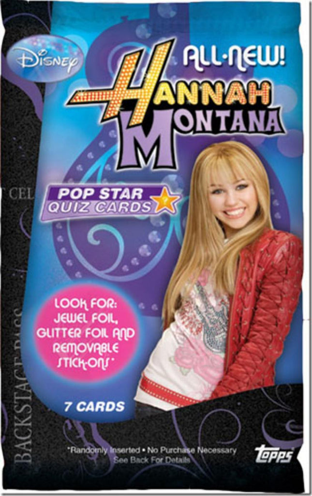 Hannah Montana Pop Star Quiz Cards