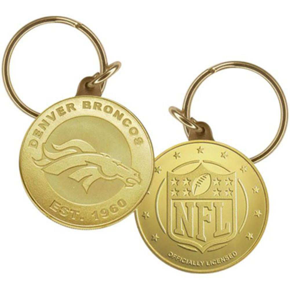 Denver Broncos Flip Coin Keychain Superbowl 48