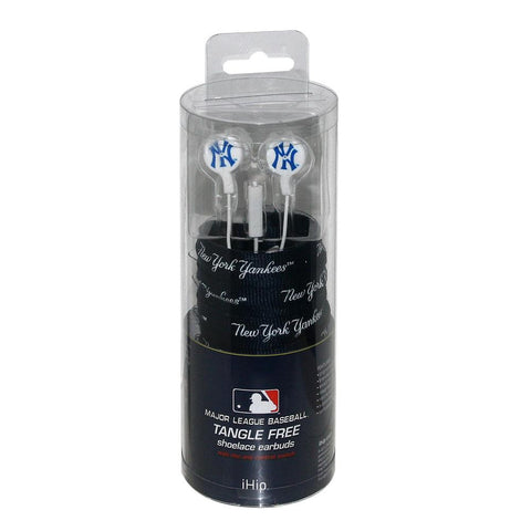 Shoelace Earbuds - New York Yankees