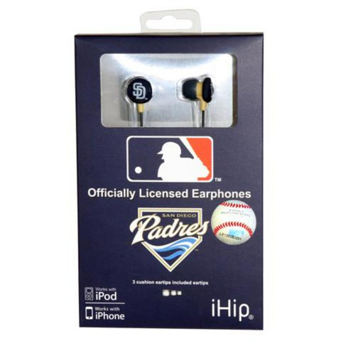 Ihip Logo Baseball Earbuds - San Diego Padres