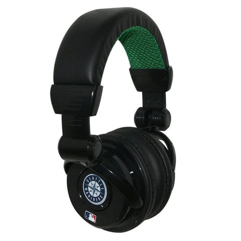 Ihip MLB Pro Dj Headphones With Microphone - Seattle Mariners