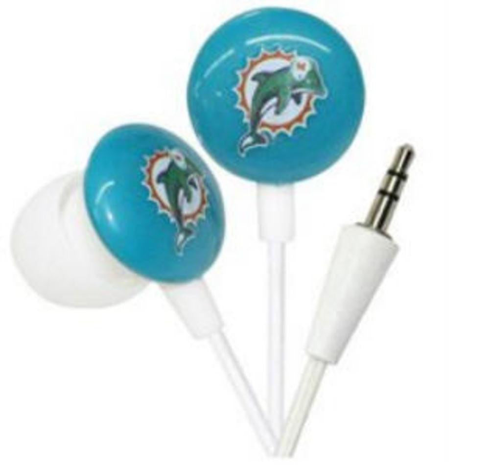 iHip NFL Miami Dolphins Throwback Logo Earbuds