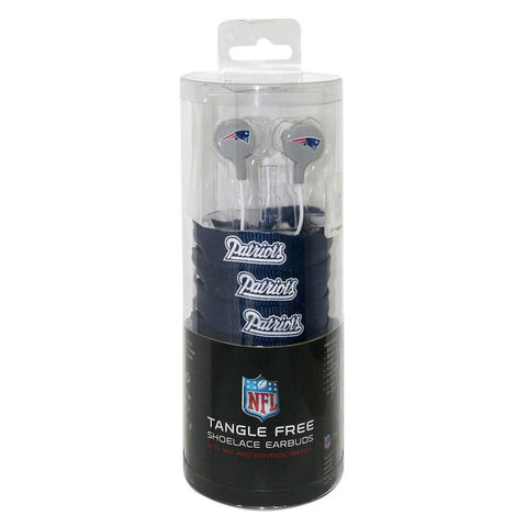 Shoelace Earbuds - New England Patriots