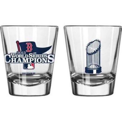 World Series Champs 2013 Shot Glass-Boston Red Sox