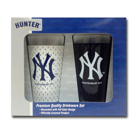 Hunter @ Pack Jersey New York Yankees Pint Glass