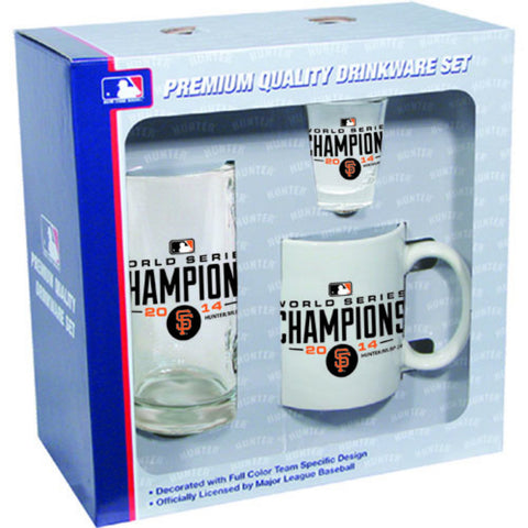 Hunter 2014 World Series Champions San Francisco Giants 3-Piece Gift Set