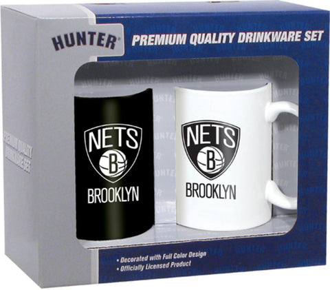 Hunter 2 Pack Coffee Mug - Brooklyn Nets
