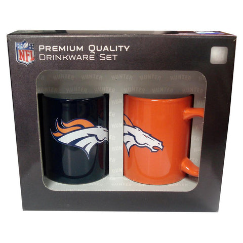 Denver Broncos 2 Pack Coffee Mugs