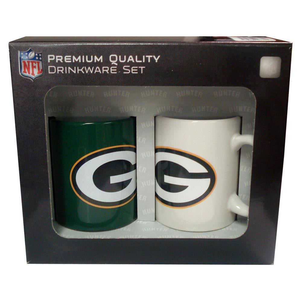 Hunter 2 Pack Coffee Mugs - Green Bay Packers