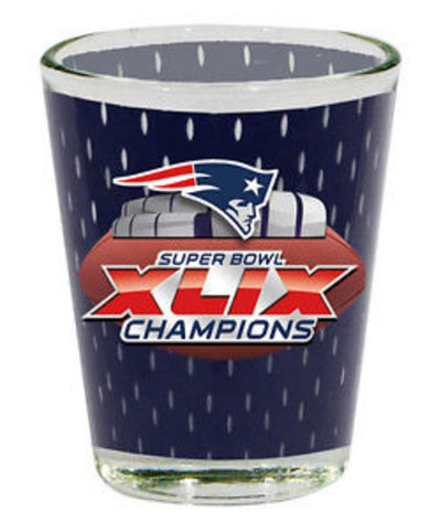 2 oz. Jersey Collector Glass-New England Patriots