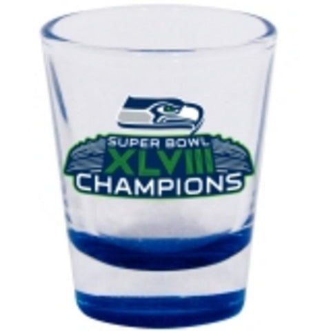 2 oz. Highlight Collector Glass with Color Base-SB48 Seattle Seahawks