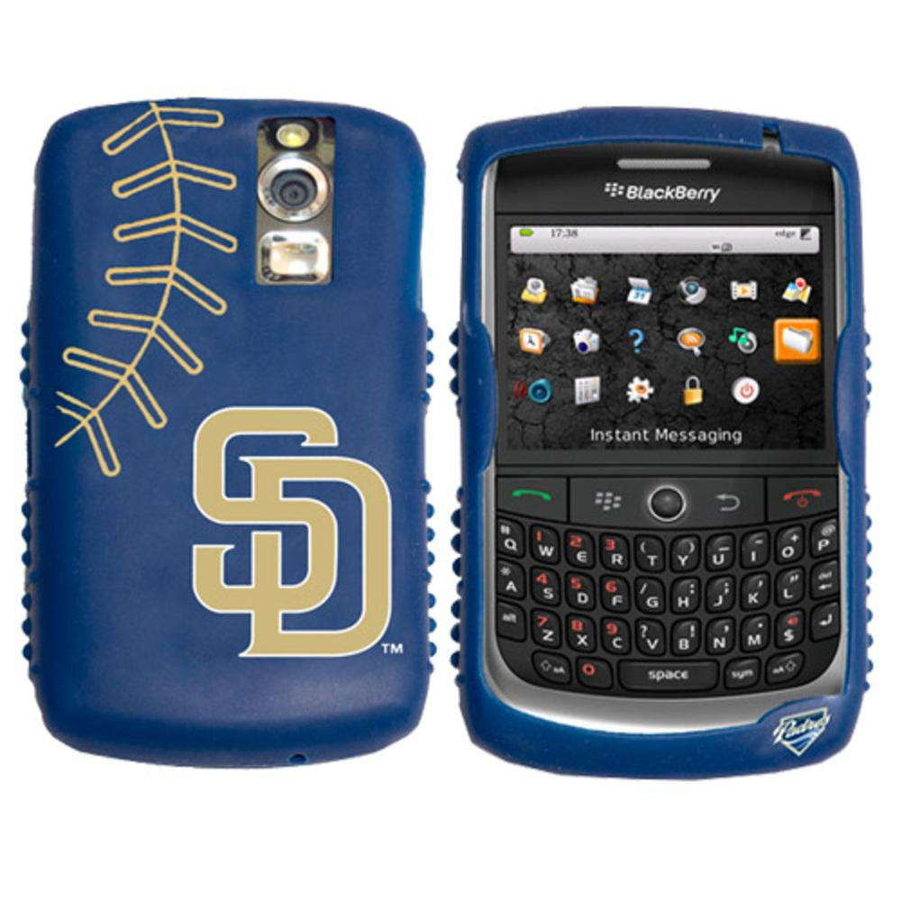 Cashmere Silicone Blackberry Curve Case - San Diego Padres