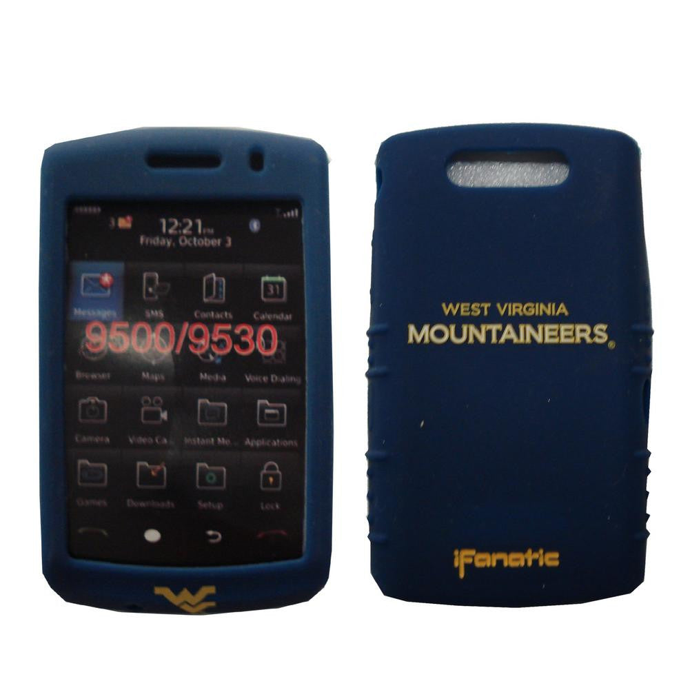 West Virginia Mountaineers Cashmere Silicone Blackberry Storm Case