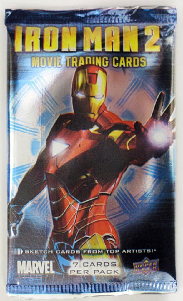 Marvel Iron Man 2 Trading Cards Individual Gravity Feed Pack