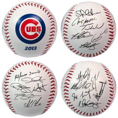 2013 Team Roster Signature Ball - Chicago Cubs