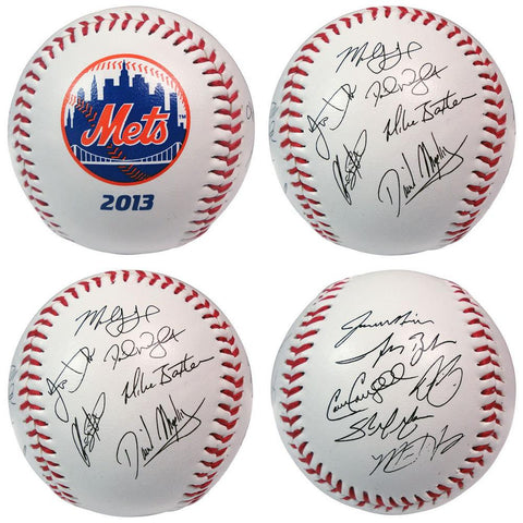 2013 Team Roster Signature Ball - New York Mets