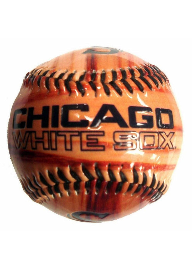 Glossy Wood Grain Baseball - Chicago White Sox