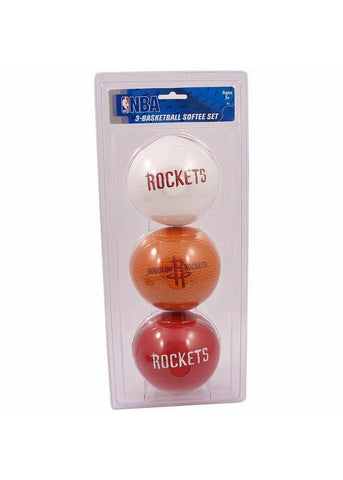 Three Point Shot - 3 basketball softee set- Houston Rocket