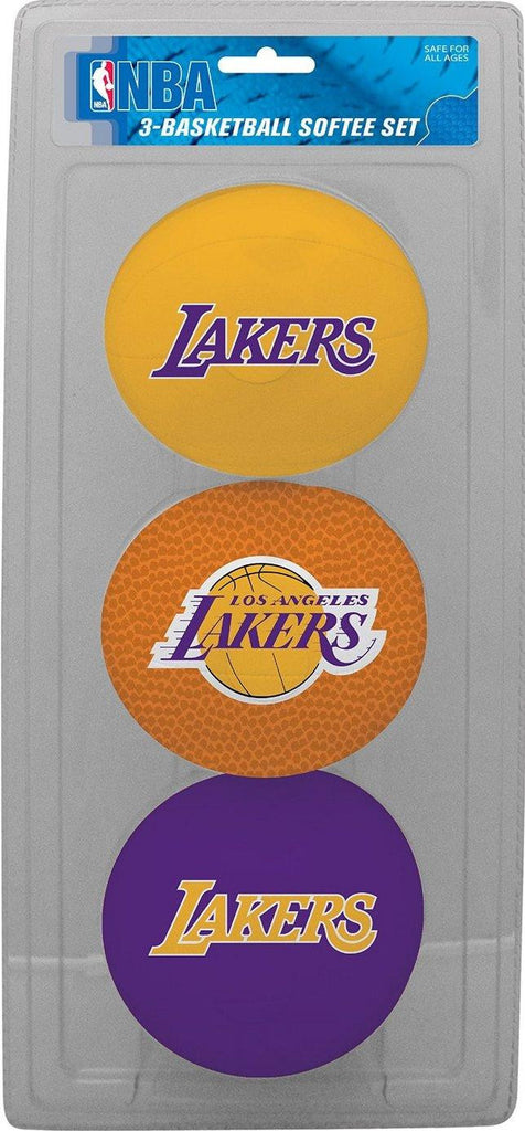 Three Point Shot - 3 basketball softee set- Los Angeles Lakers