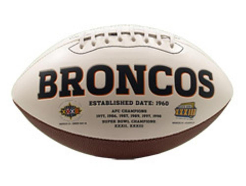 Signature Series Team Full Size Footballs - Denver Broncos