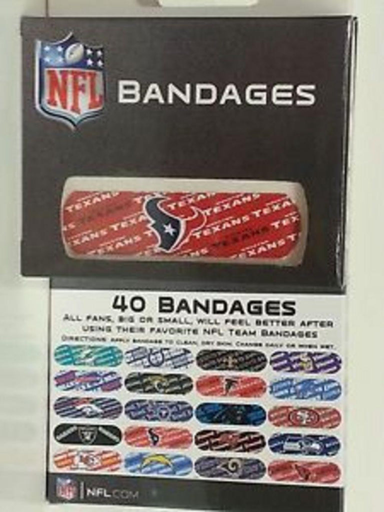 NFL Houston Texans 40-Count Bandages