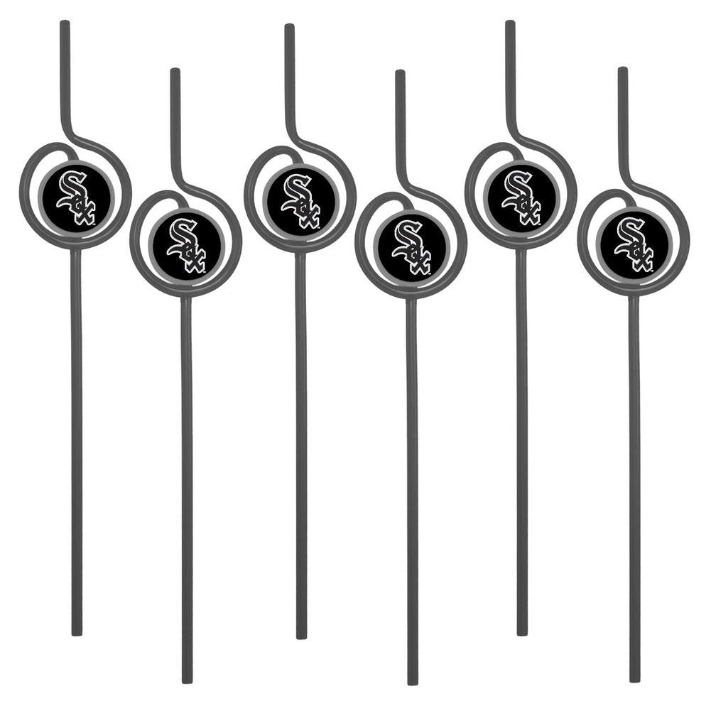 MLB Chicago White Sox Team Sip Straw 6-Pack