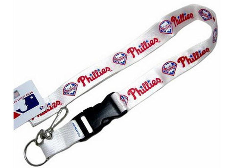 MLB Philadelphia Phillies Lanyard  White