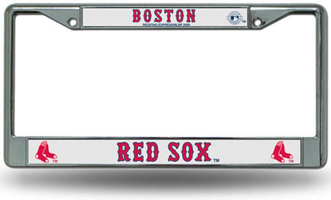 License Plate Chrome Frame MLB - Boston Red Sox