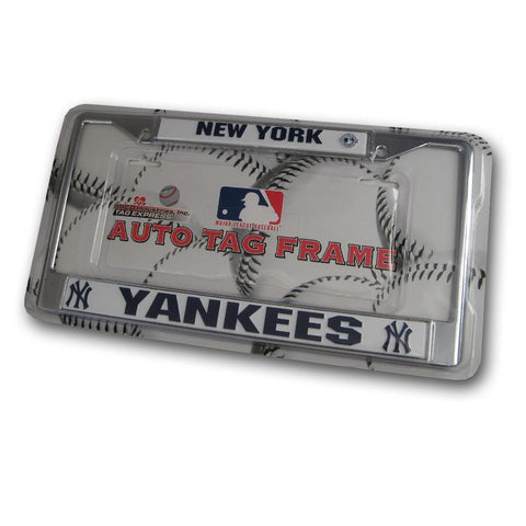 License Plate Chrome Frame MLB - New York Yankees