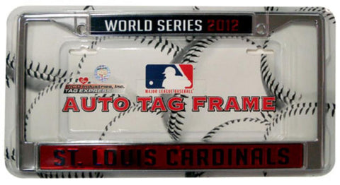 Rico Laser Chrome License Plate Frame - MLB San Francisco Giants 2012 World Series Bound