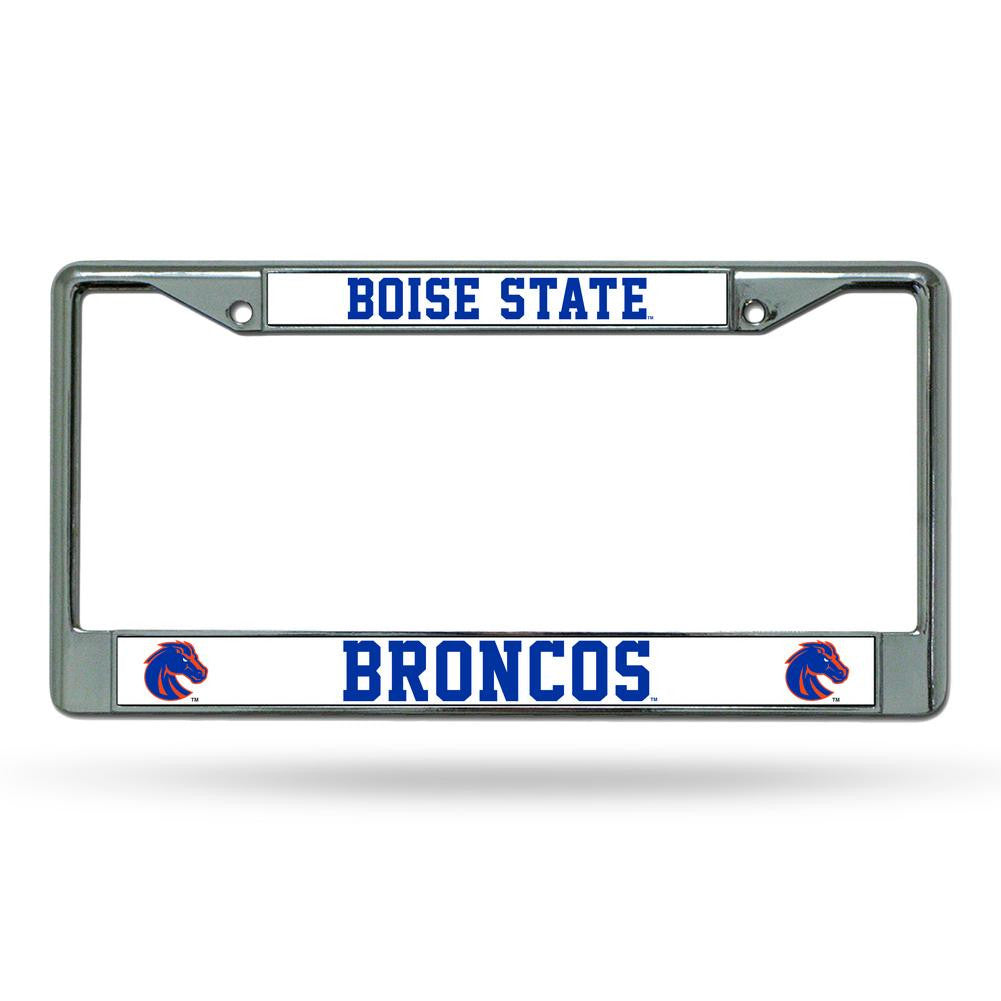 Chrome License Plate Frame - Boise State