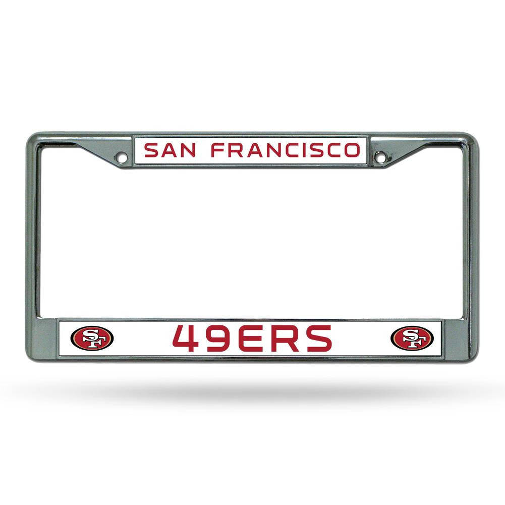 Color Chrome Frame NFL- San Francisco 49er's  Red